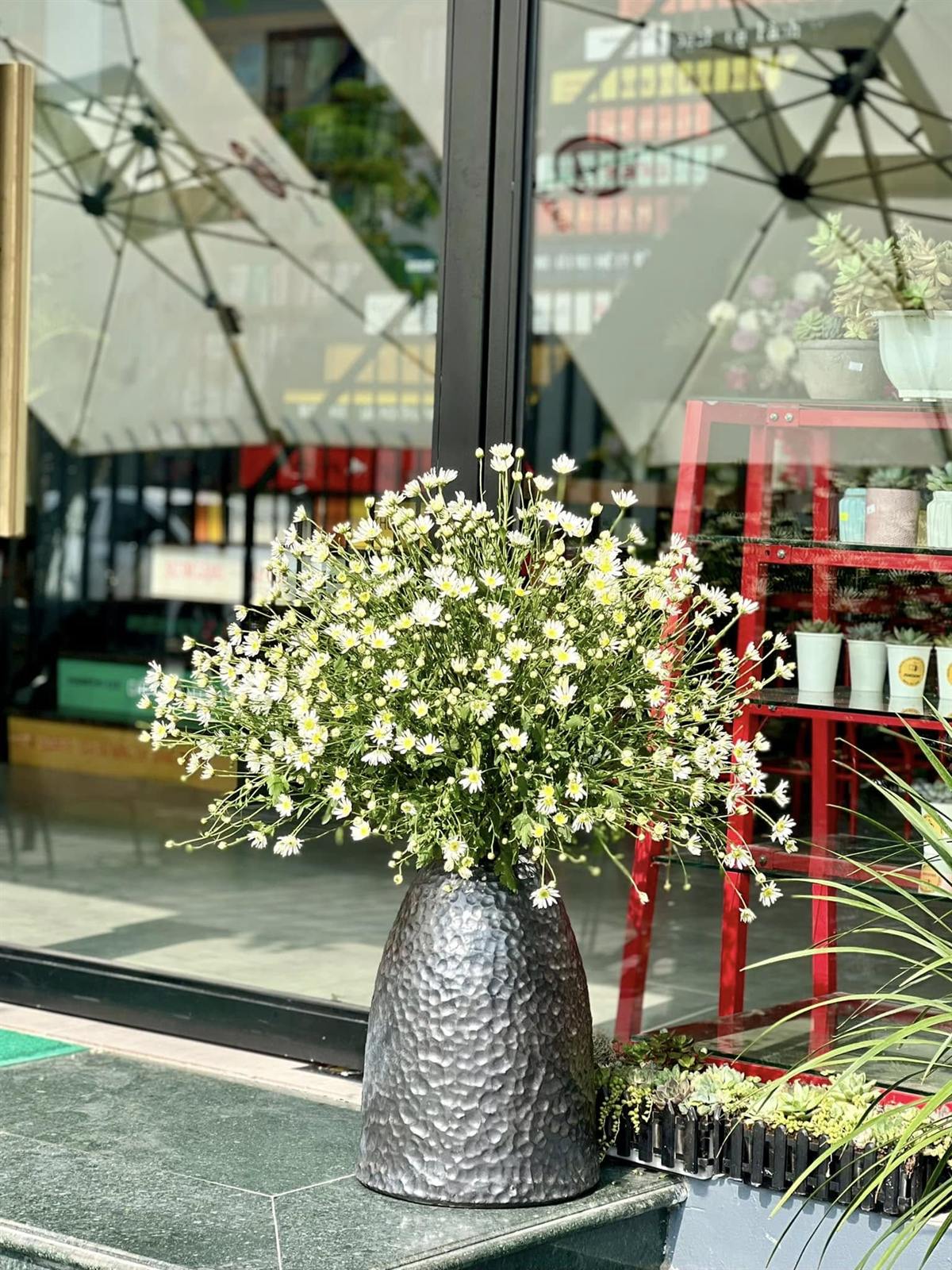 Sunshine Books Coffee — góc ngồi (ảnh từ fanpage Sunshine Books Coffee NB (5,9k theo dõi))