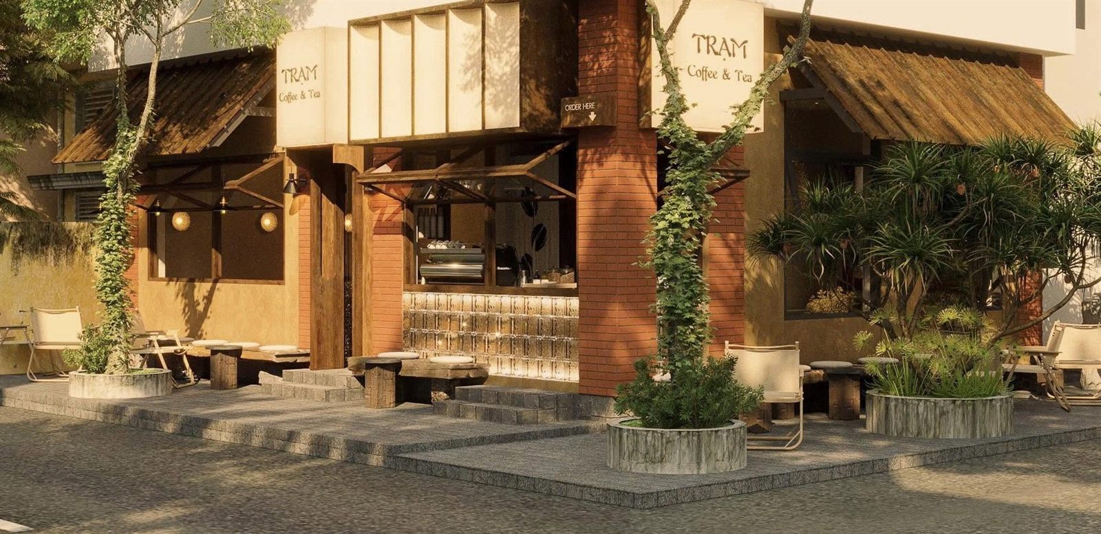 Trạm Coffee - Phố cổ Hoa Lư, Phố cổ Hoa Lư