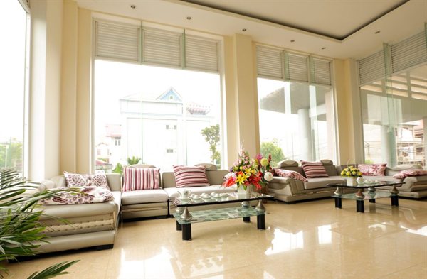 Khu tiếp khách tầng trệt — Khách sạn Đại An (Dai An Hotel Ninh Bình)